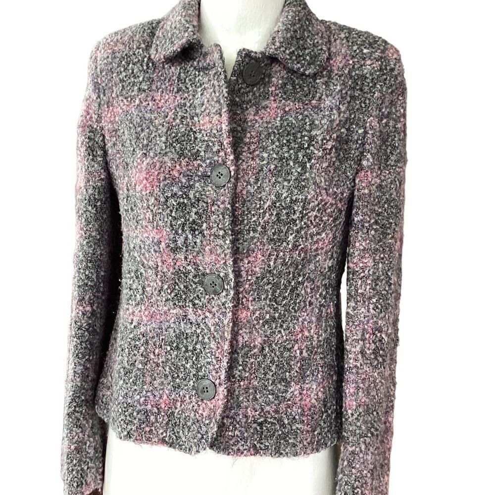 Donegal Design mohair wool jacket size 8.  0617
